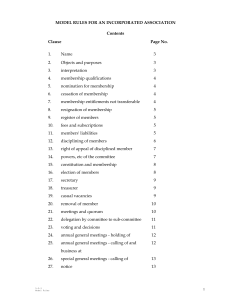 Association-Constitution
