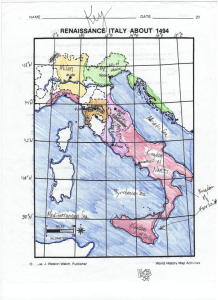 Map of Renaissance Italy 1494 map example (1)