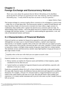 Multinational Finance Evaluating the Opportunities... ---- (Part One The International Financial Environment)