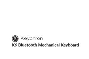 K6 Keyboard User Manual 01