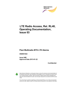 LTE Radio Access, Rel. RL40,