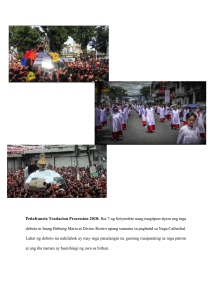 Peñafrancia Traslacion Procession 2018