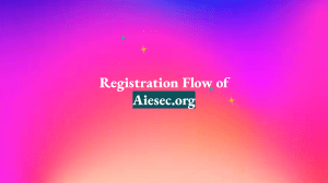 AIESEC Member International Registration Flow - aiesec.org-membership