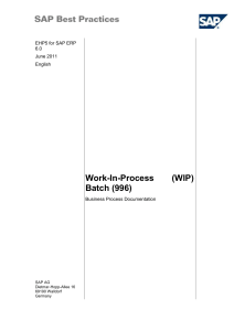 work-in-process-wip-batch (BP 996)