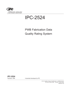 IPC-2524 1999 PWB Fabrication Data Quality Rating System