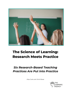 Science-of-Learning -Research-Meets-Practice