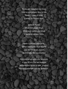 Poem about Rocks