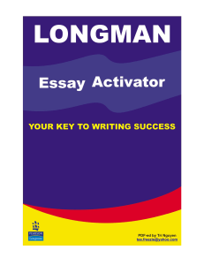 Longman Essay Activator