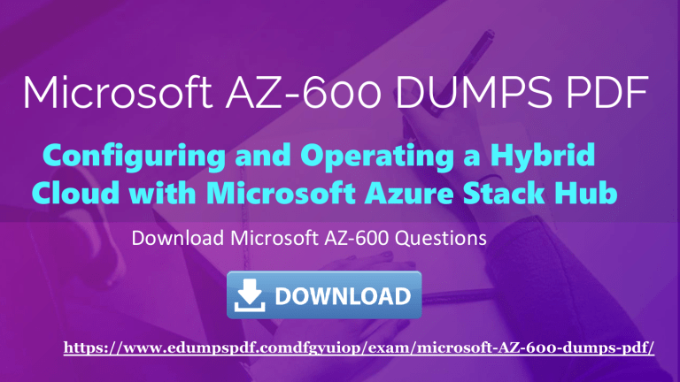 Actual Microsoft AZ-600 DUMPS PDF To Be Successful In AZ Sns-Brigh10