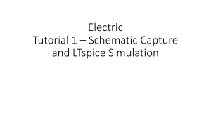 Electric原理图捕获与LTspice仿真教程