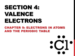 9.4 Valence Electrons (1)