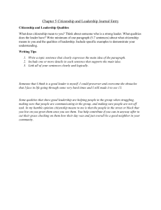 Chapter 5 FACS Citizenship and Leadership Journal Entry(1) (2)