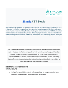 Simulia CST Studio