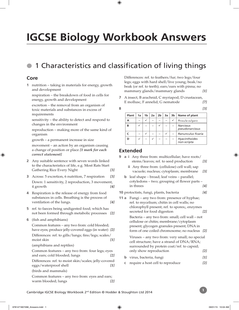 mastering biology chapter 17 homework answers
