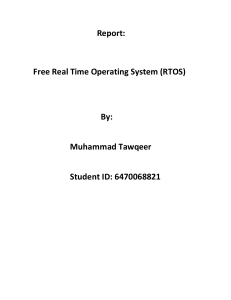 Free-RTOS Report