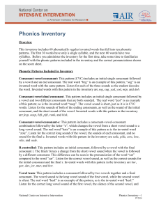 Phonics-Inventory 508