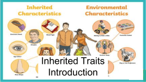 Inherited Traits Introduction