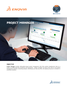 Enovia Project Management app