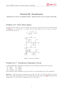 Transformers: Electric Actuation Systems Tutorial