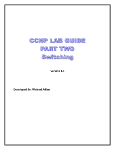 CCNP LAB Switching
