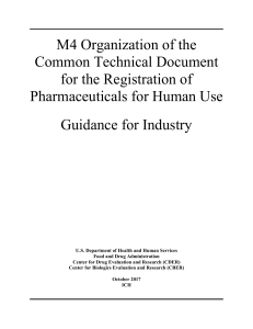 M4-Organization-of-the-Common-Technical-Document-for-the-Registration-of-Pharmaceuticals-for-Human-Use