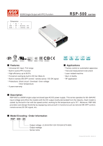 RSP-500  MEANWELLRSP-500DATASHEET