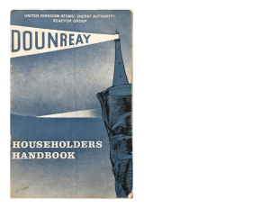Dounreay Householders Handbook