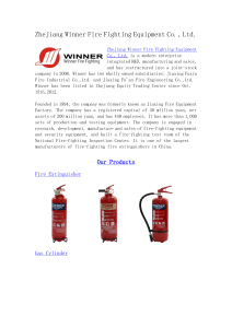 Zhejiang Winner Fire Fighting Equipment Co., Ltd.