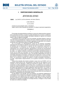 Ley 24.2013 del SECTOR ELECTRICO