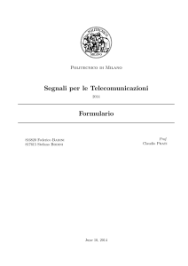 Formulary of telecommunication engineering 