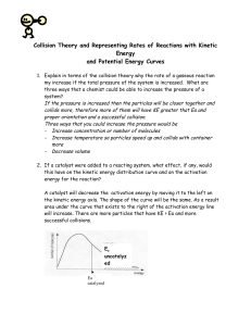 Rates of reaction practice problems