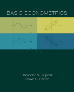 Basic Econometrics Textbook, 5th Edition