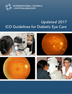 Международные рекомендации по лечению офтальмологических осложнений сахарного диабета
