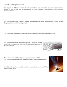 Relativity Homework 3