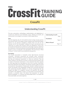 Crossfit Manual