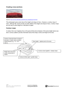Creating Cross Sections - student worksheet