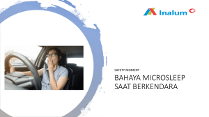 Safety Moment - Bahaya Microsleep