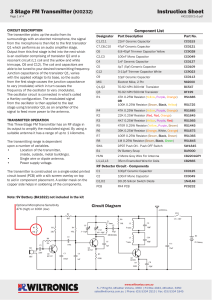 KI0232 3 Stage FM Transmitter