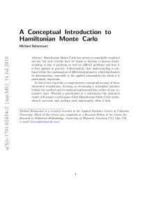 A Conceptual Introduction to Hamiltonian Monte Carlo