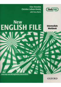 1 New English File Intermediate WB