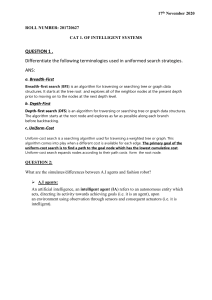 Intelligent Systems Exam: Search, AI Agents, Wumpus World