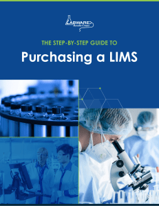 LabWare - The Step-by-Step Guide to Purchasing a LIMS
