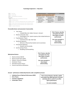 Assignment 1 help sheet