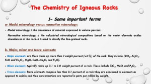 Igneous Petrology lect 6