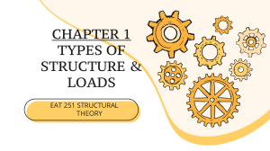 C1.5 TYPES OF STRUCTURE & LOADS