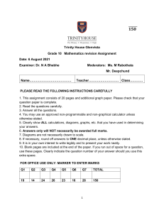 Grade 10 June exam 2021 v2