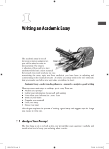 2-writing an academic essay