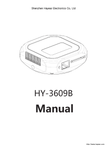 HY-3609B Microscope Camera manual
