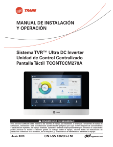 CNT-SVX028B-EM VRF-Centralized Control-TVR ULTRA TCONTTCCM270A