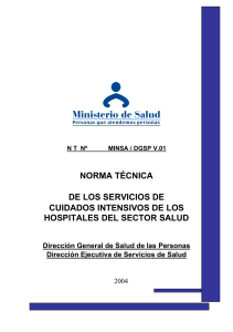 Norma Técnica Unidad Cuidados Intensivos